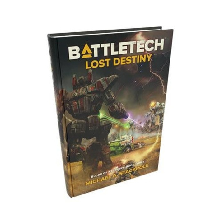 Battletech Lost Destiny, roman premium hardcover, pentru adulti, editie cu coperta cartonata