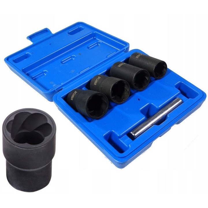 Set Chei Tubulare Extractor Suruburi Rupte JOBIextra X2024 17-22mm