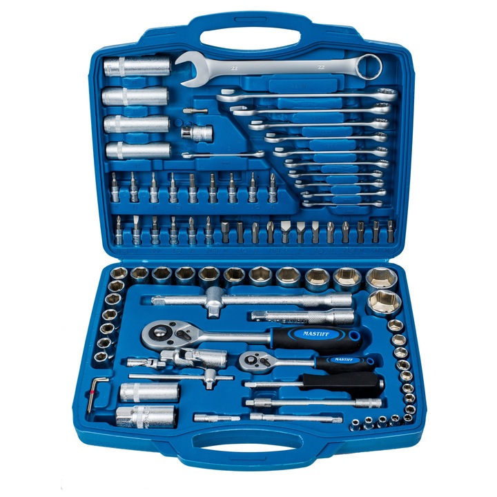 Set Chei Tubulare si Inelare Torx 94 Piese CRV