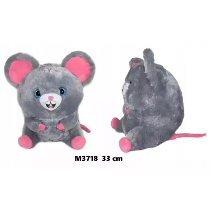 Jucarie de plus Soricel 33cm, asezat, minge, 164599