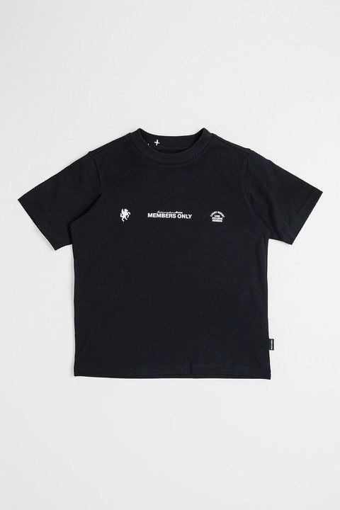 Jack & Jones, Mintás pamutpóló, Fehér/Fekete