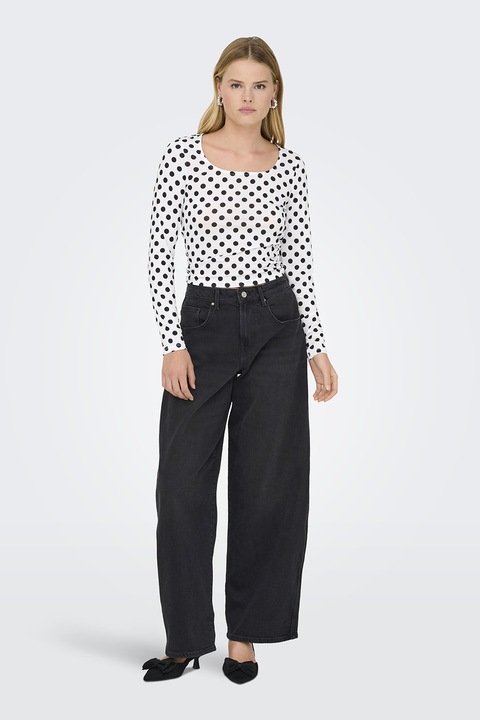 Only, Blugi cu croiala ampla, Negru stins