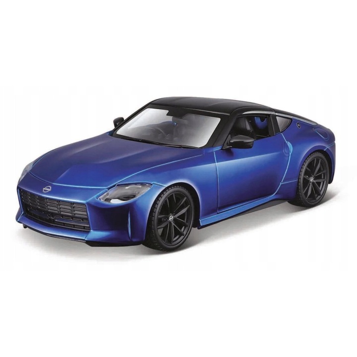 Maisto Nissan Z 2023, model metalic de asamblat 1:24, albastru, 19x7cm