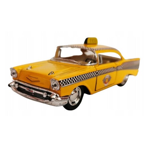 Mașină de jucărie metalică Chevrolet Bel Air 1957 Taxi, Kinsmart