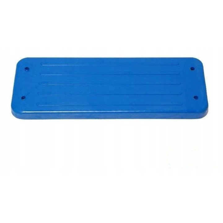 Balansoar pentru copii Just Fun, aluminiu, albastru, set scaun, 3+