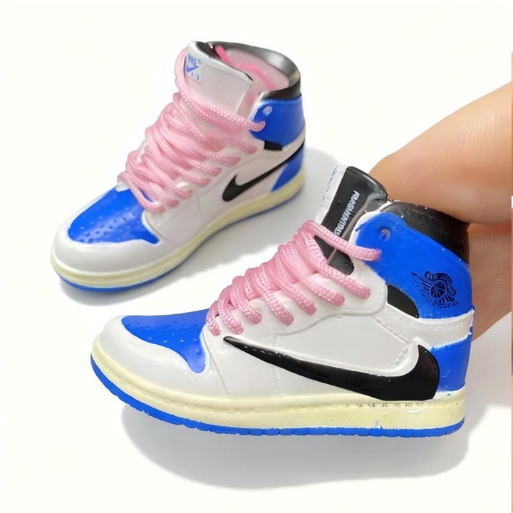 Figurina AJ1, 3D Mini Pantofi Sneaker, PVC, 4-14cm