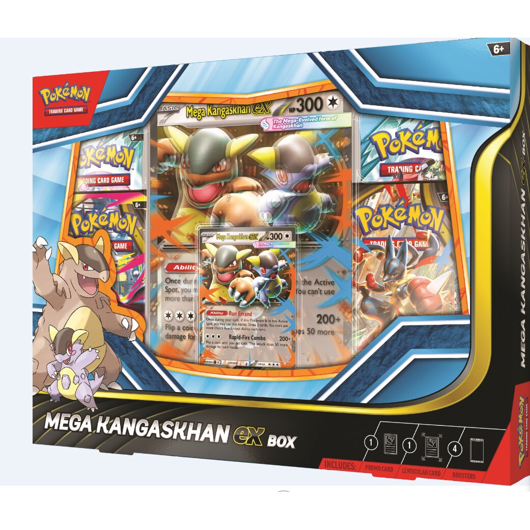 Set cartonase Pokémon TCG: Mega Kangaskhan ex Box - eMAG.ro