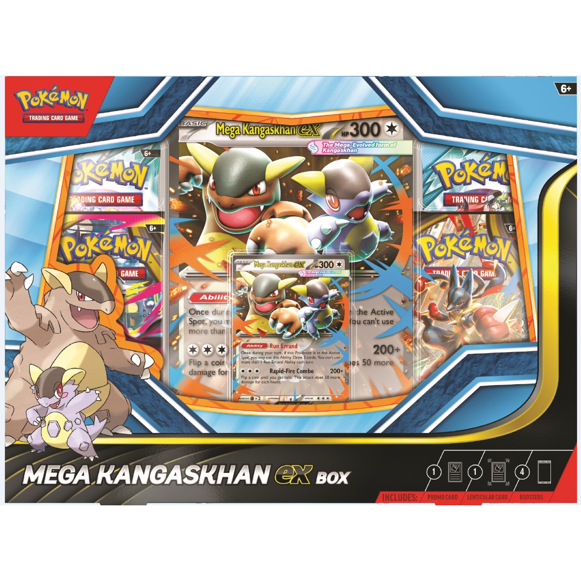 Set cartonase Pokémon TCG: Mega Kangaskhan ex Box - eMAG.ro