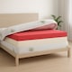 Husa saltea matlasata detasabila Ultrasleep Somnart, 160x200x25 cm, tricot Aloe Vera, fermoar alb 4 laturi