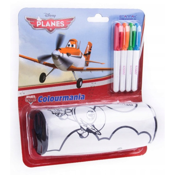 Penar Starpak personalizabil Avioane, Dusty si El Chupacabra, 4 markere, 21x7.5cm