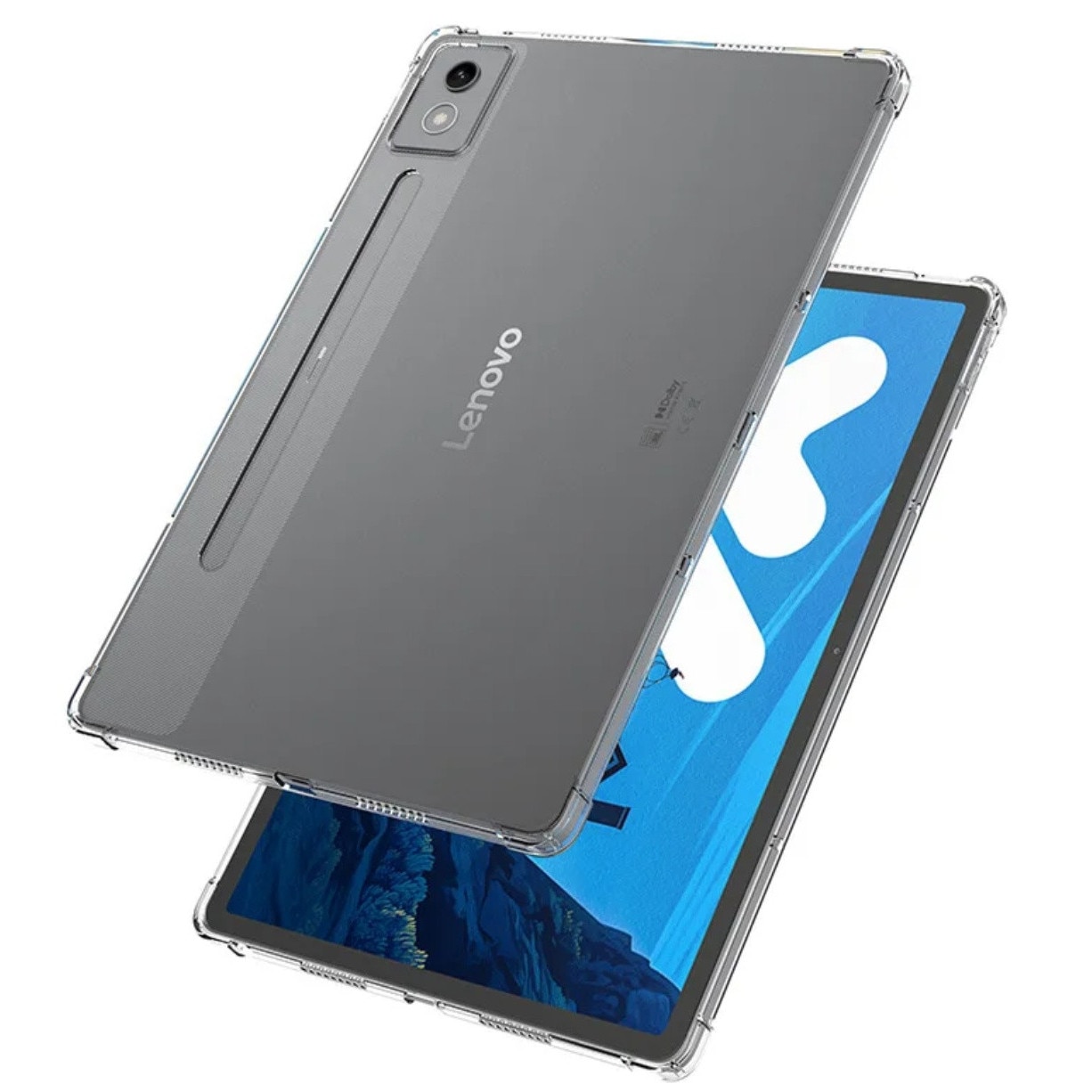 Husa din silicon EtuiTab pentru Lenovo Idea Tab Pro 12.7", acces usor, protectie, transparenta