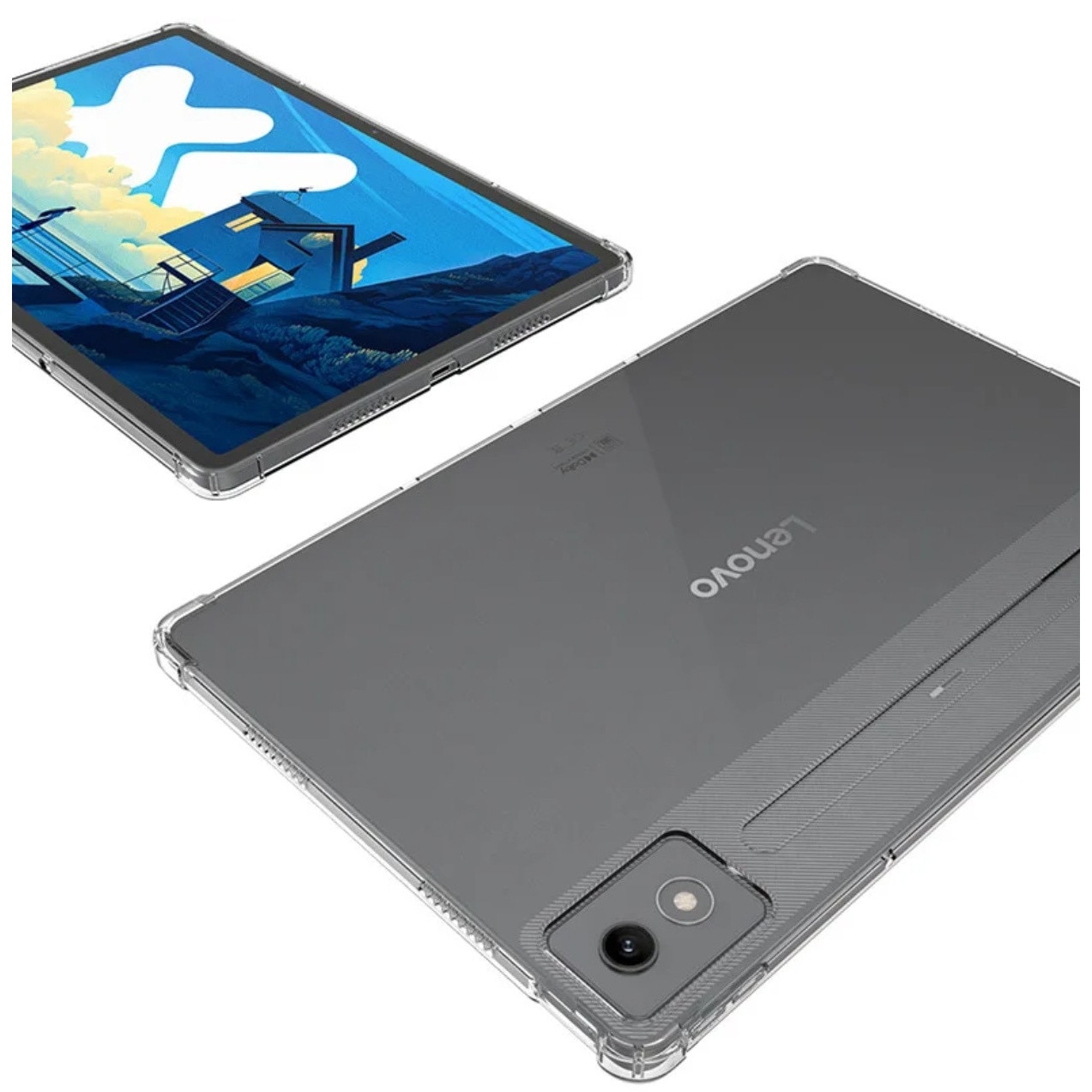 Husa din silicon EtuiTab pentru Lenovo Idea Tab Pro 12.7", acces usor, protectie, transparenta