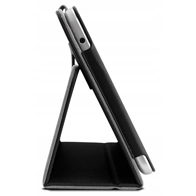 Husa Stand pentru Huawei MediaPad T3 8, piele ecologica, albastru, dimensiuni 8.0"