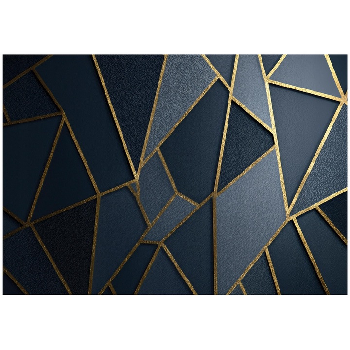 Fotótapéta, Absztrakt, Kék, 150x105 cm, Modern, Vlies, Tapéta, Hálószoba, Szoba, Nappali, Fal, Dekoráció, 16210VX3