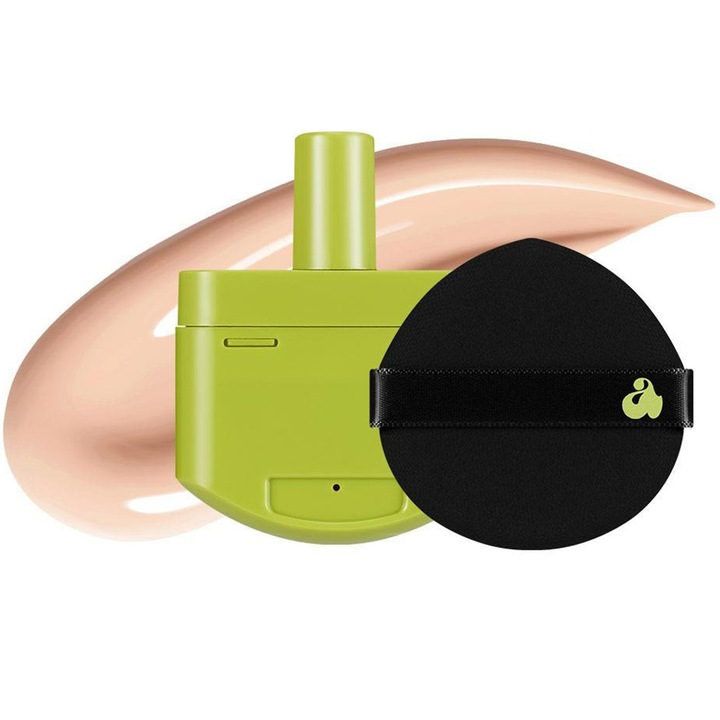 Fond de ten, UNLEASHIA, Satin Wear Healthy-Green Cushion Re-Feel 14N Rosy Cheeks, 15 gr