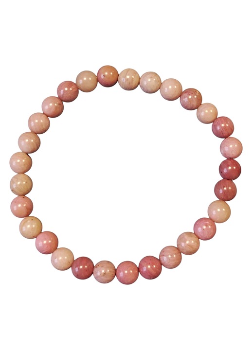 Bratara unicat din rhodonit de 6mm