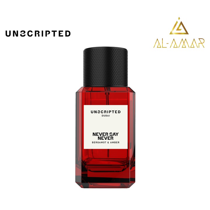 Parfum unisex, Unscripted Dubai, NEVER SAY NEVER, note citrice si ambra, 100ml