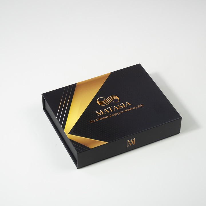 Комплект Двойна Калъфка за Възглавница – 2 Калъфки за Възглавници от 100% Естествена Черничева Коприна 22 Momme, 50×70 см, Лавандула – Против бръчки и Против начупване – Премиум качество – Matasia®