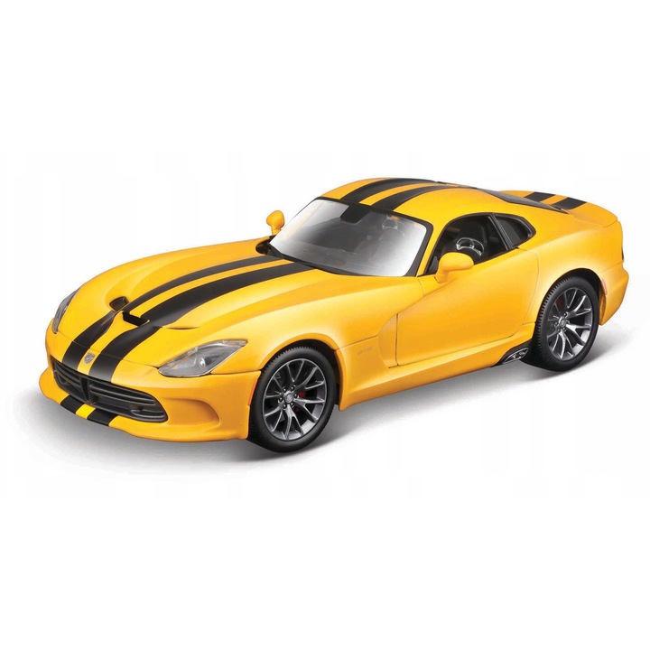 Maisto Dodge Viper SRT GTS 2013, 1:18, galben, 26cm