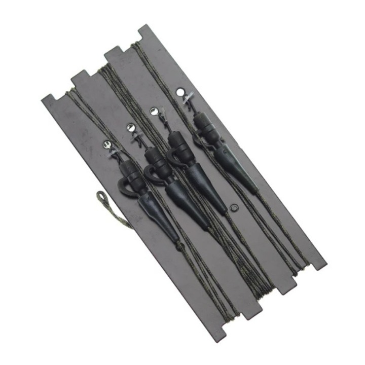 Комплект от 4 монтажа за инлайн олово, лийд кор, за шаранджийски риболов