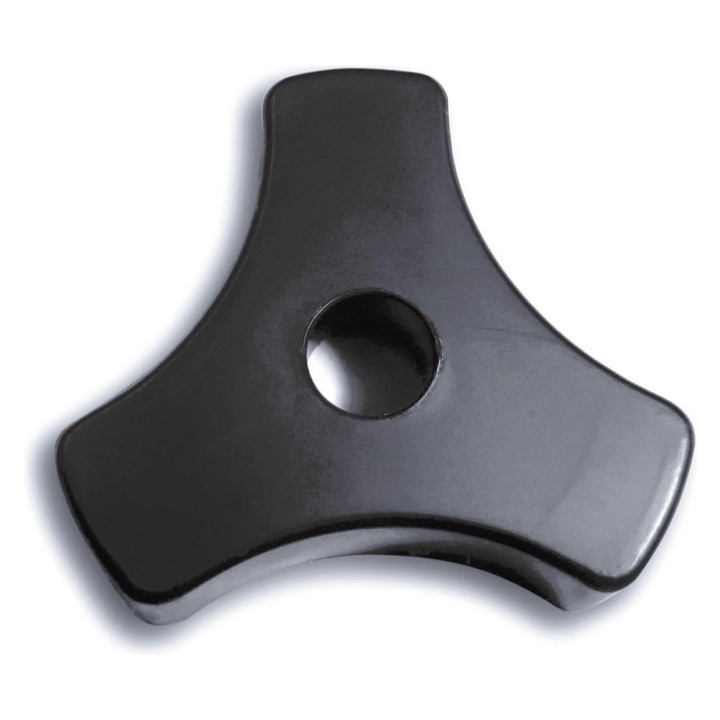 Adapter 7"-es bakelit lemezekhez, fekete