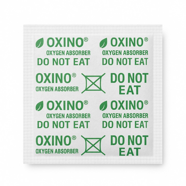 Absorbant de oxigen OXINO, 200 buc, 44x35mm, eficiență ridicată, aprobat contact alimentar