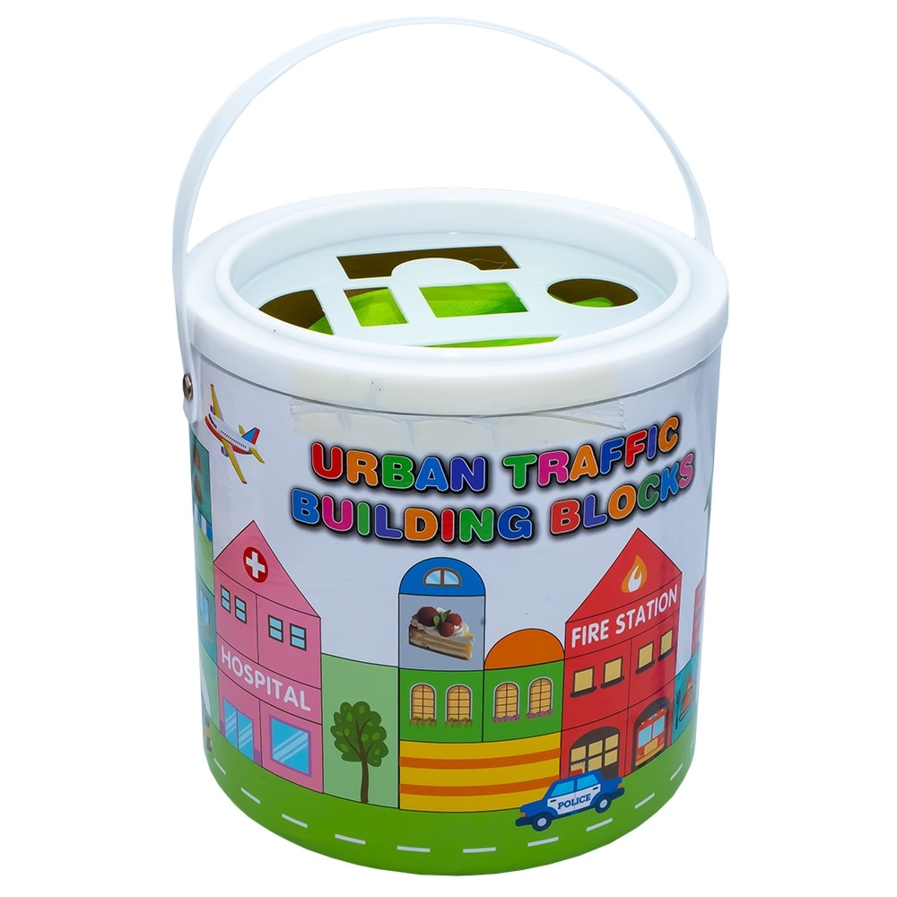 Cuburi din lemn pentru construit si sortator forme geometrice, in ...