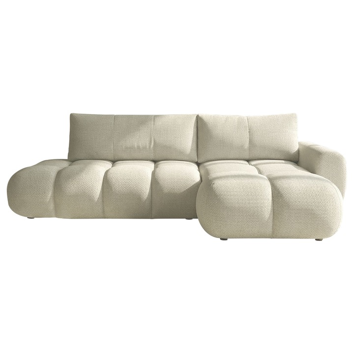 Coltar cu functie de dormit Zerlita O dreapta, MIRJAN 24, bej deschis, 172x285x85 cm