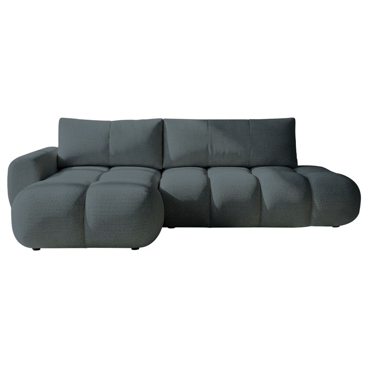 Coltar cu functie de dormit Zerlita O stanga, MIRJAN 24, antracit, 172x285x85 cm