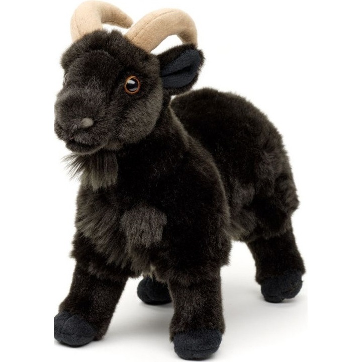 Jucarie de plus Uni-Toys, Capra Neagra, ecologica, 27cm