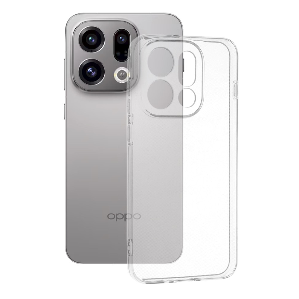 Husa pentru Oppo Find X9 - Techsuit Clear Silicone - Transparent