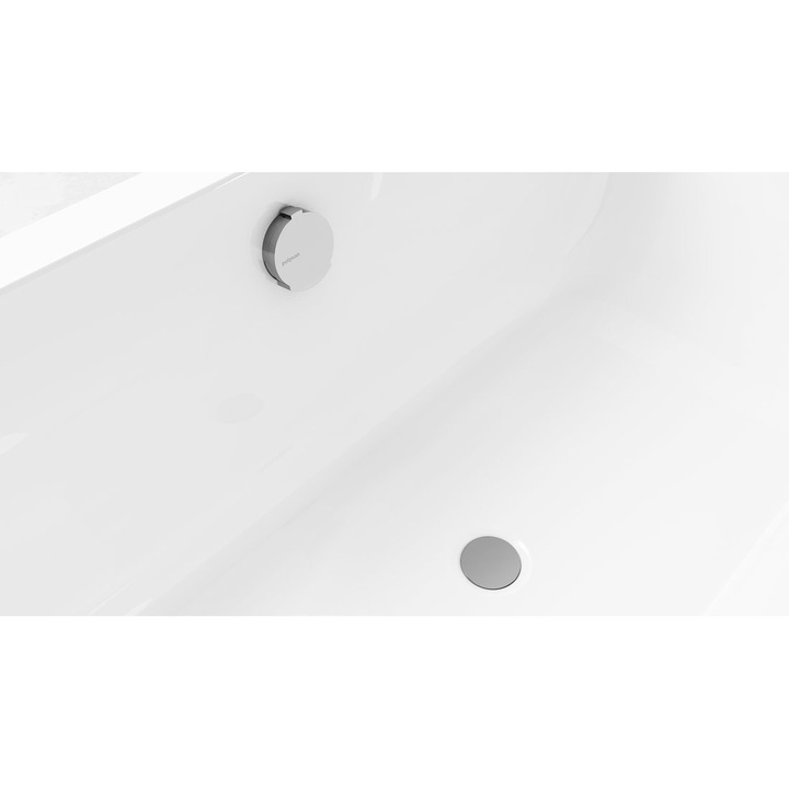 Polysan fürdőszoba kiegészítő szett, 600mm, króm, ABS/üzenet, kábeles nyitórendszerrel