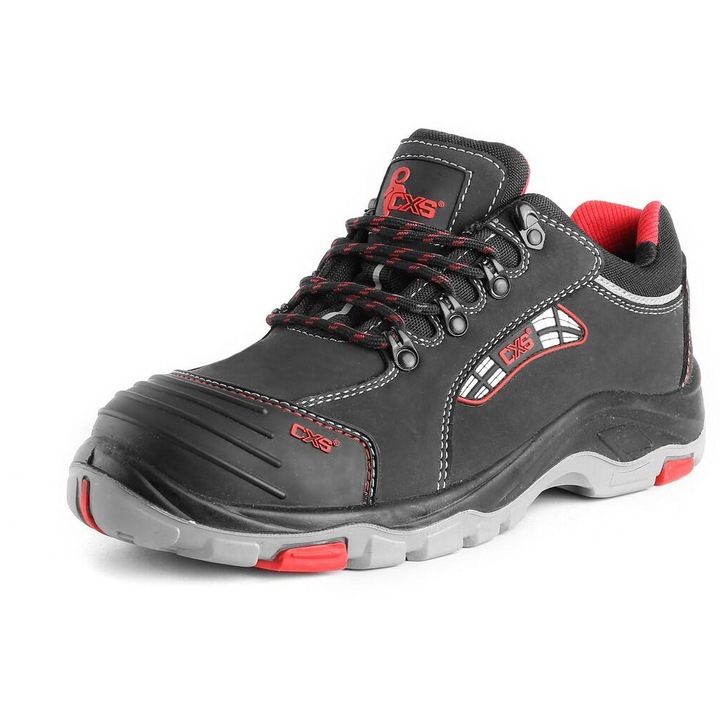 Pantofi jos CXS, piele nubuc, talpa antiderapanta, rezistenta la ulei, material respirabil, 42 EU