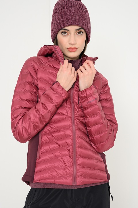 Jack Wolfskin, Зимно хайкинг яке Routeburn Pro с качулка, Малина