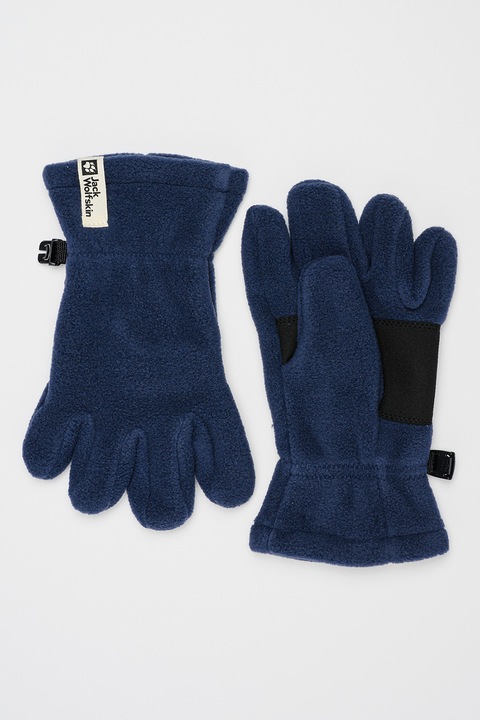 Jack Wolfskin, Manusi din material fleece cu model uni, Bleumarin