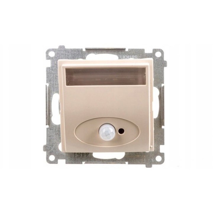 Lampa LED 230V cu senzor de mișcare, Kontakt-Simon, cremă, IP20, montare aparentă