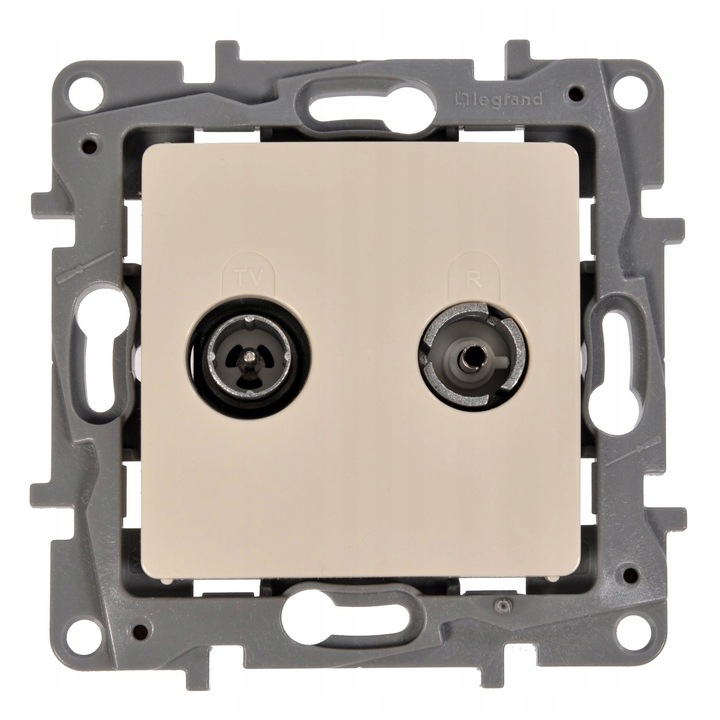Priza TV, Legrand, NILOE, 10dB, crem, incastrat