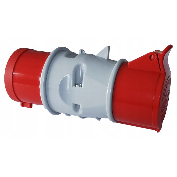 Redukciós adapter 32A 5P + 16A 5P aljzat, IP44, Tarel, méretek 106x174mm