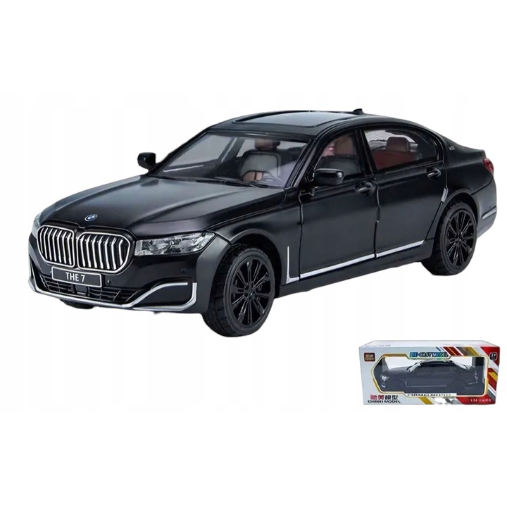 Gyűjthető kisautó, Pan i Pani Gadżet, BMW 760i 7-es sorozat, 1:24, fény és hang, többszínű