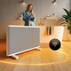 Climative elektromos konvektor, MICA technológiás gyorsfűtés 2000W, WiFi, MICA, falra és padlóra szerelhető, ECO mód, termosztát 15-35°C, 24 órás időzítő, borulásérzékelő, IP24, Tuya Smart Life vezérlés, LED panel, Fehér