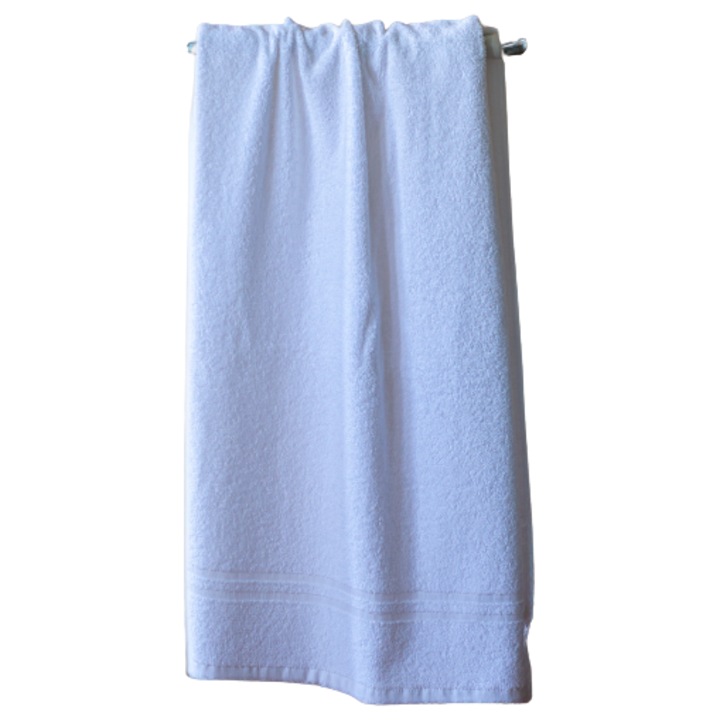 Prosop de maini, Olima, OLH400, Bumbac, 400gr/mp, Alb, 30x50cm