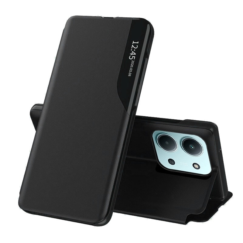 Husa pentru Xiaomi Redmi 15C 4G / Redmi 15C 5G / Poco C85 4G Tip Carte, S-View, Functie de Stand, Calitate Premium, Antisoc, Protectie Sporita, Negru