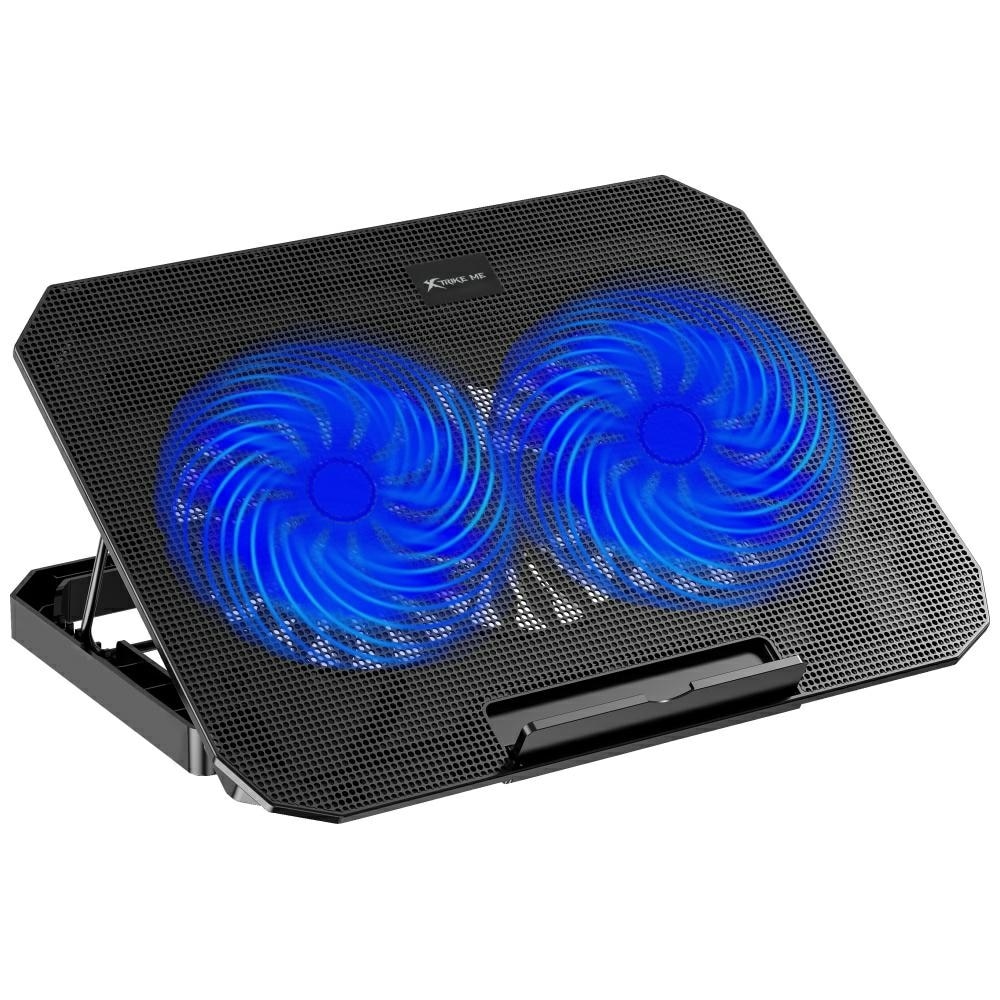 Cooler laptop XTRIKE ME FN-818, 2 ventilatoare, iluminare LED