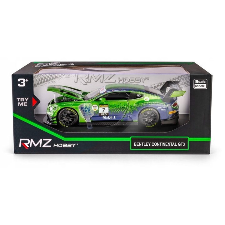 Automacheta RMZ Hobby Bentley Continental GT3 2020, 18,5x7,5x9cm