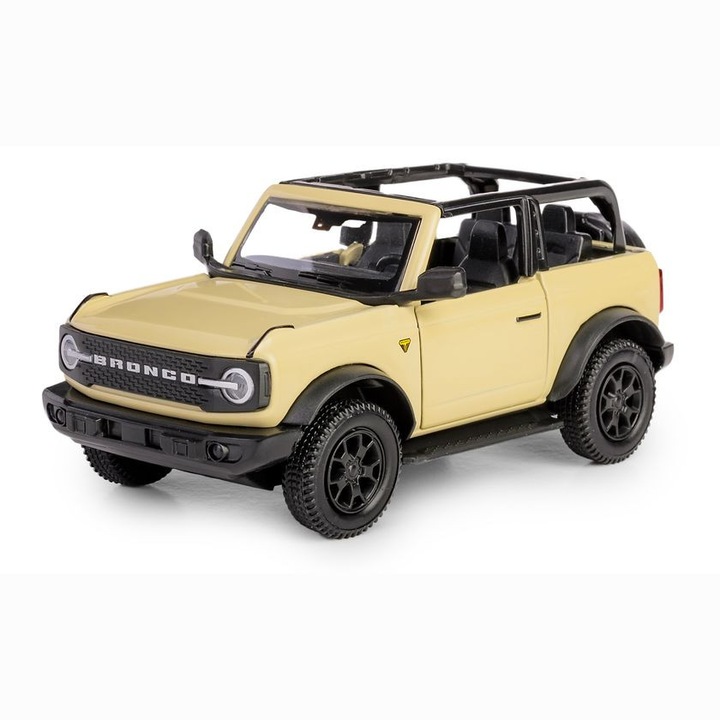Játékkocsi, RMZ, Ford Bronco Badlands, fém, bézs, 1:32