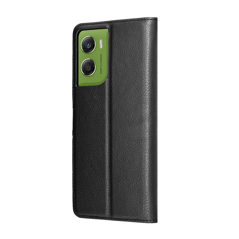 Husa pentru Motorola Moto G06 Tip Carte, Leather Folio, Functie de Stand, Calitate Premium, Antisoc, Protectie Sporita, Negru