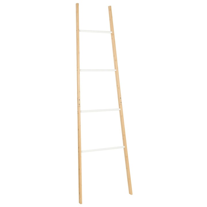 Suport pentru prosoape Otavalo Lemn de bambus Maro deschis