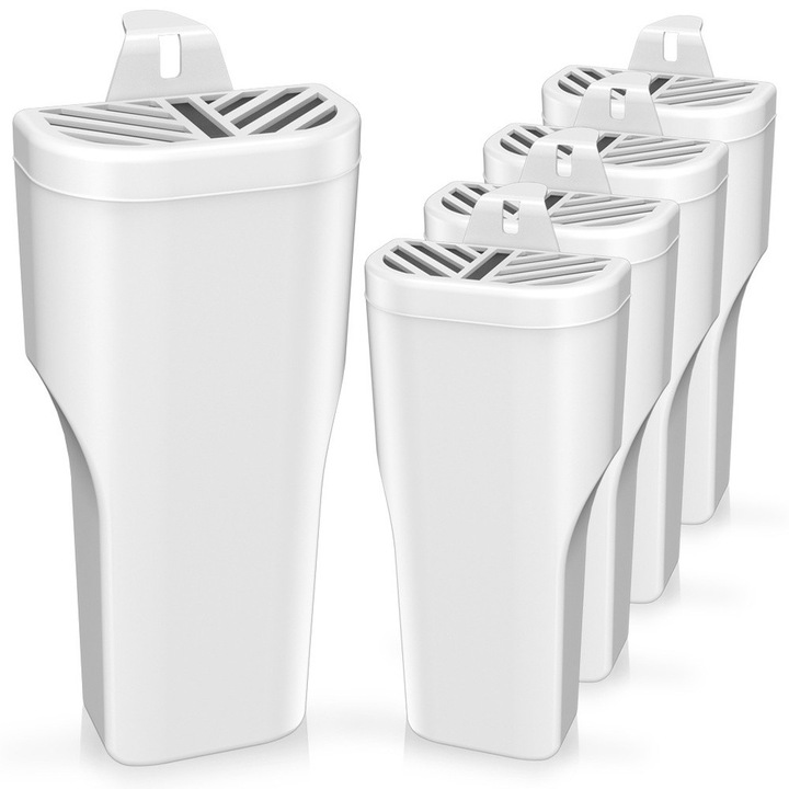 Set 5 umidificatoare pentru calorifer Vilde, 450 ml, alb, 9x5x19 cm