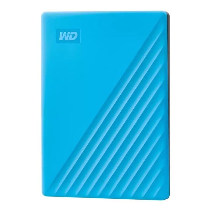 Hard Disk extern Western Digital My Passport 6TB USB 3.2, Niebieski, 11,2x107,2x75mm
