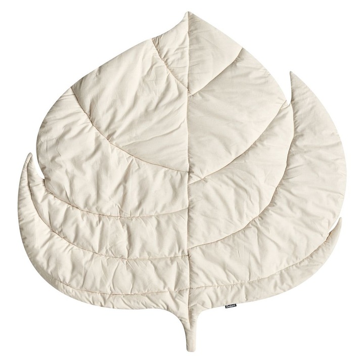 Covoras de joaca pentru copii Olimp 110 x 110 cm Bumbac Alb-murdar